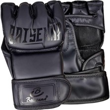 Wetnwind Mma Eldiven Yarım Parmak Dövüş Eldiveni Tekvando Erkek Kadın Kick Boks Eldiveni Siyah (Yurt Dışından)