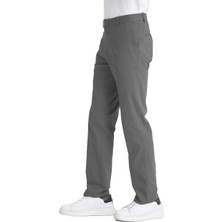 Varetta Erkek Füme Cepli Casual Chino Regular Kesim Likralı Kanvas Pantolon