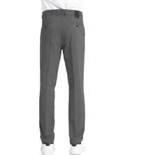 Varetta Erkek Füme Cepli Casual Chino Regular Kesim Likralı Kanvas Pantolon