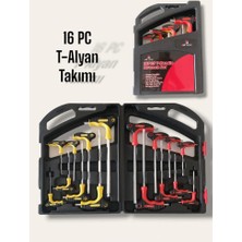 Ekinler 16 Adet T-Kolu Torx Topu Allen Anahtarı Hex İngiliz Anahtarı Takımı