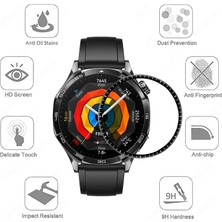 Novstrap Huawei Watch Gt5 46MM ile Uyumlu Ekran Koruyucu Nano Esnek Cam Tam Kaplayan Ppma
