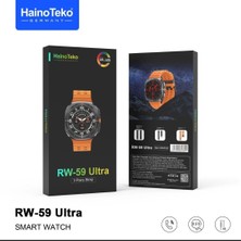 Haino Teko Yeni Rw 59 Watch Ultra Amoled Ekran 3 Kordon Akıllı Saat