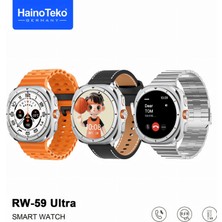 Haino Teko Yeni Rw 59 Watch Ultra Amoled Ekran 3 Kordon Akıllı Saat