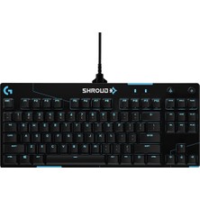 Logi Logitech G Pro x Keyboard - Shroud Edition Mekanik Siyah Kablolu Us Gaming (Oyuncu) Klavye