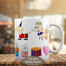 Renkli Kılıkta Hayvanlar Kupa Bardak Hediyelik-1340-7562-1