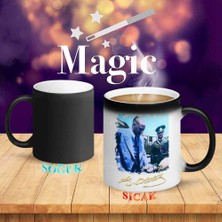 Çiçeklere Bakan Mustafa Kemal Atatürk Sihirli Kupa Bardak-ata395