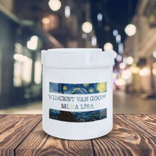 Yıldızlı Gece Küllük Van Gogh Mona Lisa Baskılı Kül Tablası K-55