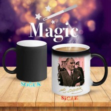 Takım Elbiseli Mustafa Kemal Atatürk Sihirli Kupa Bardak-ataturk-s316