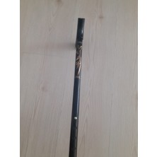 Alkese Metal Malzemeden Kademeli Yükseklik Ayarlı Sert Plastik Kabzeli Işlemeli Baston