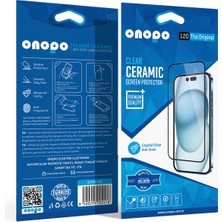 Onopo Apple iPhone 11 Uyumlu Tam Kaplayan Şeffaf Seramik 12D Cam Ekran Koruyucu
