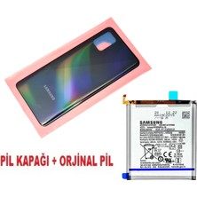 Tkgz Samsung Galaxy A51 A515 Arka Pil Batarya Kapağı + Pil Siyah