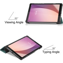 Pangniu Lenovo Tab M8 4. Nesil TB-300FU Custer Deri Tablet Kılıfı (Yurt Dışından)