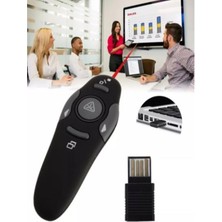 Thot Sunum Kumandası Presenter Laser Pointer 2.4ghz USB Wireless Power Point Atlatıcı Kırmızı Lazer