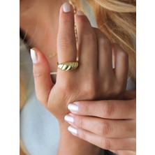 Neva Jewelry Gold Burgu Yüzük