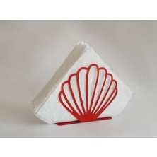 DemirADS Peçetelik Model Lazer Kesim Metal Dekoratif Siyah 11,5X10X4 cm