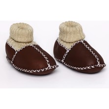 Angeltouch Bebe Patik Ayakkabı Deri Lüx Kahverengi