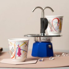 Bialetti Mini Express Mokapot Kandinsky + 2 Espresso Fincanı