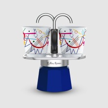 Bialetti Mini Express Mokapot Kandinsky + 2 Espresso Fincanı