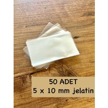 5X10 CM MİNİ ŞEFFAF JELATİN POŞET BANTSIZ DÜZ 50 ADET