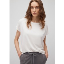 Mavi Soft-Premium Ekru (TENCEL™) Modal Karışımlı Basic Tişört 167245-25705