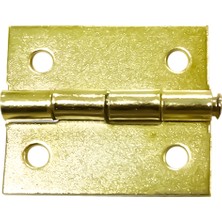 Klasik Menteşe 20 Adet Sarı 20x25 mm Kutu ve Sandık Menteşesi Hobi Maket