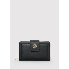 Mavi M Logo Detaylı Siyah Cüzdan 1912765-900