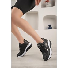 Nesil Shoes Lady 3001 Siyah Dolgu Kadın Sneakers