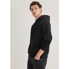 Mavi Kapüşonlu Siyah Basic Sweatshirt 0S10275-900