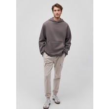 Mavi Kapüşonlu Antrasit Basic Sweatshirt 0S10275-70096