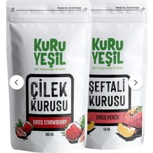 Şeftali Kurusu- Çilek Kurusu ,Dried Peach , Dried Strawberry , Dried Fruit, Atıştırmalık 150 gr