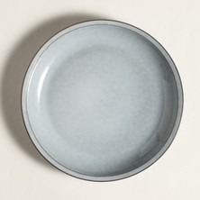 Zsa Zsa Zsu Lılıng Stoneware Yemek Tabağı 24 cm Mavi