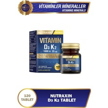 Nutraxin D3K2 120 Tablet 2'li - 1000 Iu D3 Vitamini, 25 Mcg K2 Vitamini