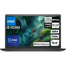 Dell Inspiron 3520 I5-1235U 16 GB 256 GB SSD 15.6 Intel® UHD Graphics 120Hz Fhd Freedos I352010030U Bt2