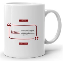 Kişiye Özel Kahve Beyaz Kupa Bardak - 2