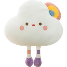 Modern123 46CM Sevimli Uzun Bulutlar ve Yıldızlar Peluş Bebek Yastık Seti 2'li (Yurt Dışından)