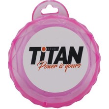 Titan Sport Silikon Dişlik Boks, Kickboks Muay PEMBE Yeni Model Dişlik + Saklama Kabı