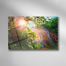 Trenddecors Şelale Doğa Manzara Cam - 25*35