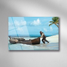 Trenddecors Karayip Korsanları Deniz Manzara Cam - 25*35