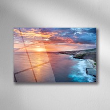 Trenddecors Gün Batımı Deniz Doğa Manzara Cam - 25*35