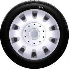 Drs Tuning Chery Uyumlu 16 Inc Kırılmaz Sks Jant Kapağı 1 Takım 4 Adet NO:401
