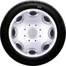 Drs Tuning Alfa Romeo Uyumlu 15 Inc Kırılmaz Sks Jant Kapağı 1 Takım 4 Adet No:300