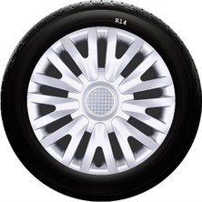Drs Tuning Citroen Uyumlu 14 Inç Kırılmaz Sks Jant Kapağı 1 Takım 4 Adet NO:217