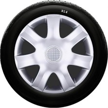 Drs Tuning Citroen Uyumlu 14 Inç Kırılmaz Sks Jant Kapağı 1 Takım 4 Adet NO:223
