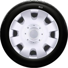Drs Tuning Citroen Uyumlu 15 Inc Kırılmaz Sks Jant Kapağı 1 Takım 4 Adet NO:304