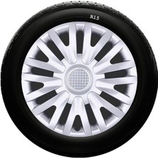 Drs Tuning Citroen Uyumlu 15 Inç Kırılmaz Sks Jant Kapağı 1 Takım 4 Adet NO:313
