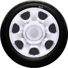 Drs Tuning Citroen Uyumlu 15 Inç Kırılmaz Sks Jant Kapağı 1 Takım 4 Adet NO:336