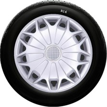 Drs Tuning Citroen Uyumlu 16 Inc Kırılmaz Sks Jant Kapağı 1 Takım 4 Adet NO:419