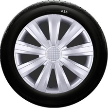 Drs Tuning Dacia Uyumlu 15 Inc Kırılmaz Sks Jant Kapağı 1 Takım 4 Adet NO:328