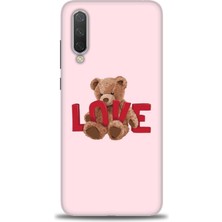 Kılıf Evreni Xiaomi Mi 9 Lite Kılıf Hd Baskılı Kılıf - Love Bear + 9h Nano Ekran Koruyucu