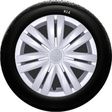 Drs Tuning Fiat Uyumlu 16 Inc Kırılmaz Sks Jant Kapağı 1 Takım 4 Adet NO:427